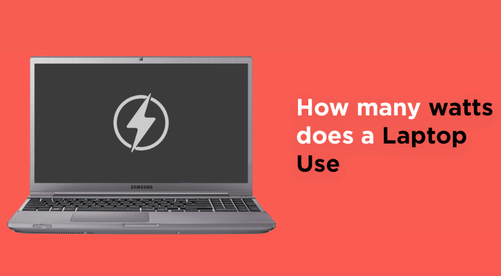 how many watts does a laptop consume